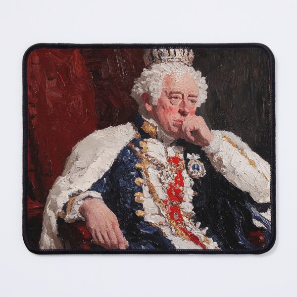 Item preview, King George III | Post-impressionist painting style designed and sold by ComicsFactory.