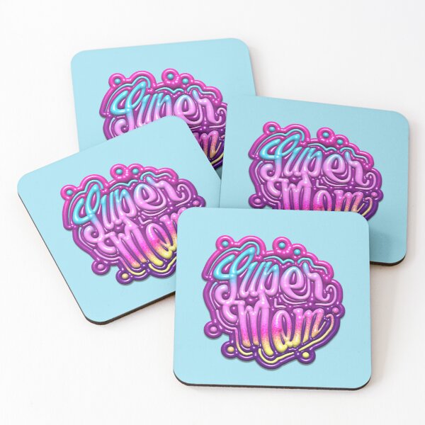Item preview, Super mom puffy letters designed and sold by FatBirdie.