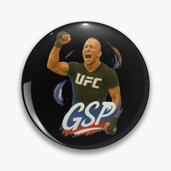 Item preview, Georges St-Pierre UFC Art – GSP Champion Fighter Tribute Design	 designed and sold by VintageVibes Co..