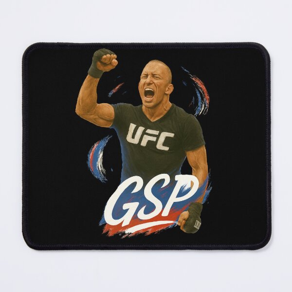 Item preview, Georges St-Pierre UFC Art – GSP Champion Fighter Tribute Design	 designed and sold by VintageVibes Co..