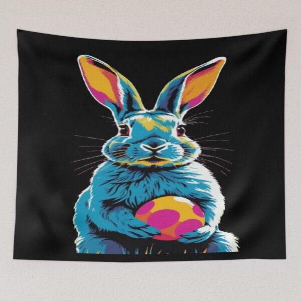 Item preview, Easter rabbit hold Easter egg. designed and sold by DaliaSabryTee.