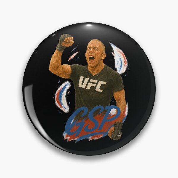 Item preview, Georges St-Pierre UFC Art – GSP Unbreakable Champion Tribute	 designed and sold by VintageVibes Co..