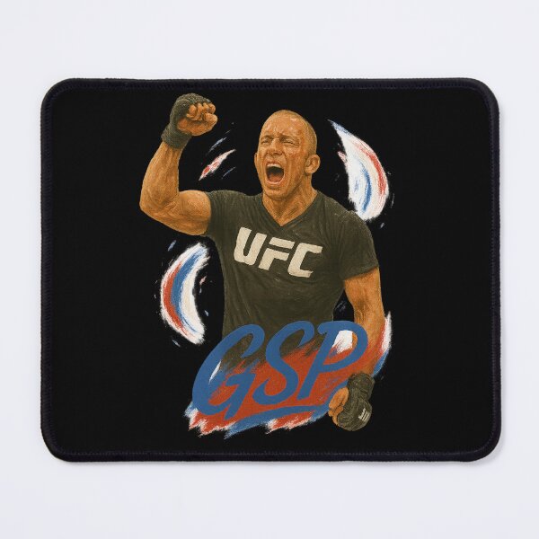Item preview, Georges St-Pierre UFC Art – GSP Unbreakable Champion Tribute	 designed and sold by VintageVibes Co..