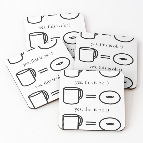 Item preview, another Cup to donut 6 - topology joke  designed and sold by pollosparatodos.