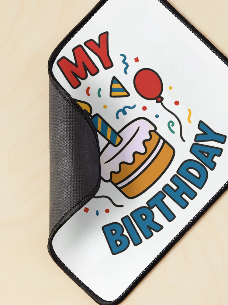 Thumbnail 2 of 5, Mouse Pad, Birthday Image designed and sold by Riff7.