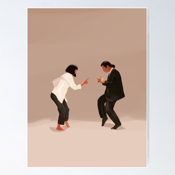 Item preview, Pulp Fiction - Twist Scene designed and sold by WaveyJane.
