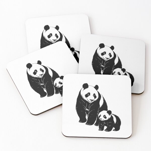 Item preview, Panda Mother and Baby designed and sold by JollyCritters.
