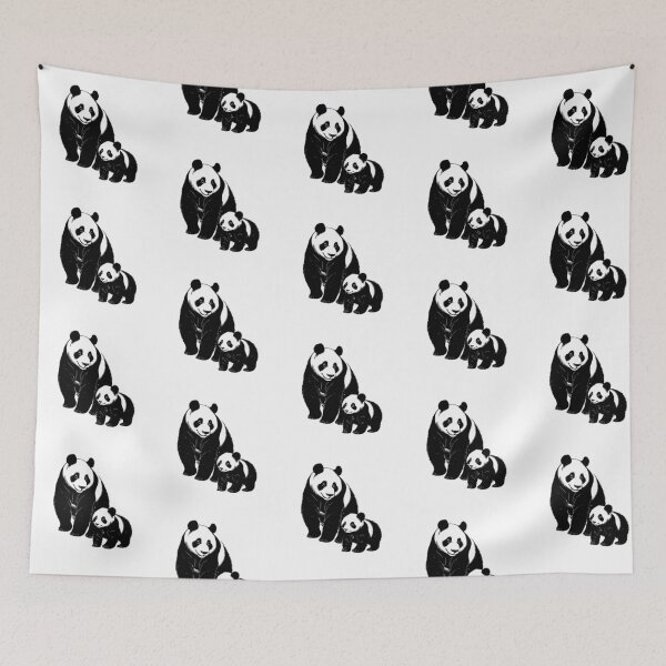 Item preview, Panda Mother and Baby designed and sold by JollyCritters.