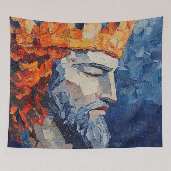 Item preview, King of the gods | Post-impressionist painting style designed and sold by ComicsFactory.