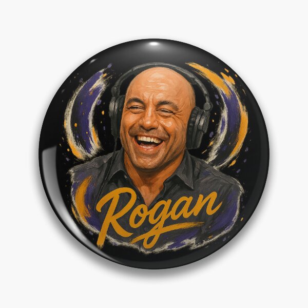 Item preview, Rogan Headphones Art – Bold Podcast Personality Portrait Design	 designed and sold by VintageVibes Co..