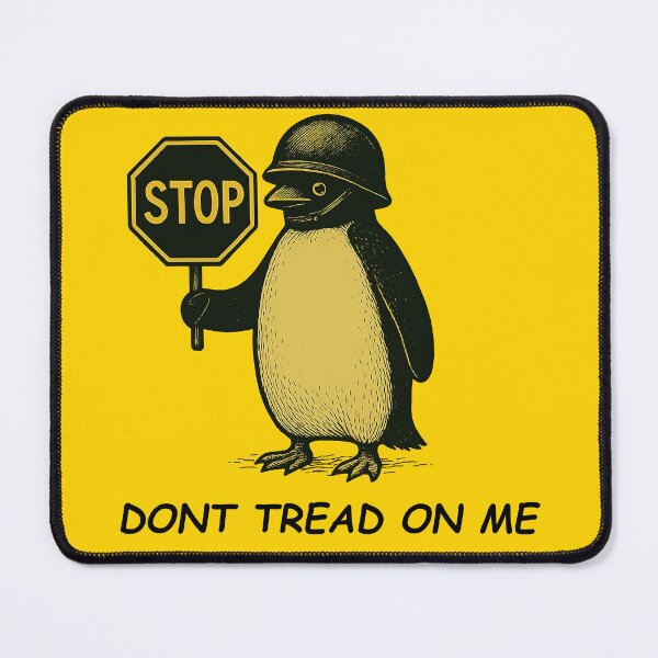 Item preview, Don't Tread on Me! penguin best gift designed and sold by ninetyninedesignsart.