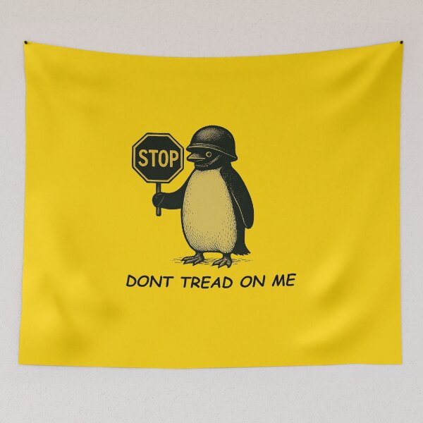 Item preview,  Don't Tread on Me! penguin best gift  designed and sold by ninetyninedesignsart.