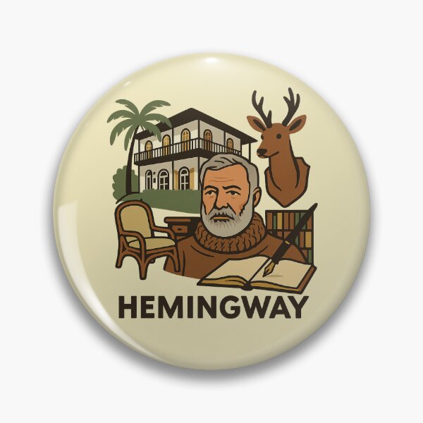 Item preview, Ernest Hemingway designed and sold by Sticker Athletic.