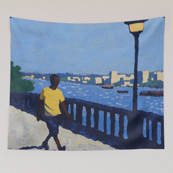 Item preview, Kinshasa | Post-impressionist painting style designed and sold by ComicsFactory.
