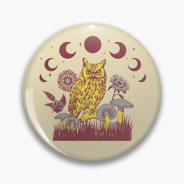 Item preview, Owl and Moon Phases designed and sold by stormstyles.