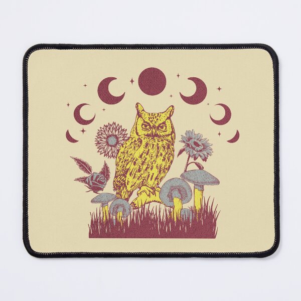 Item preview, Owl and Moon Phases designed and sold by stormstyles.