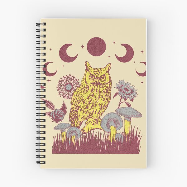 Item preview, Owl and Moon Phases designed and sold by stormstyles.