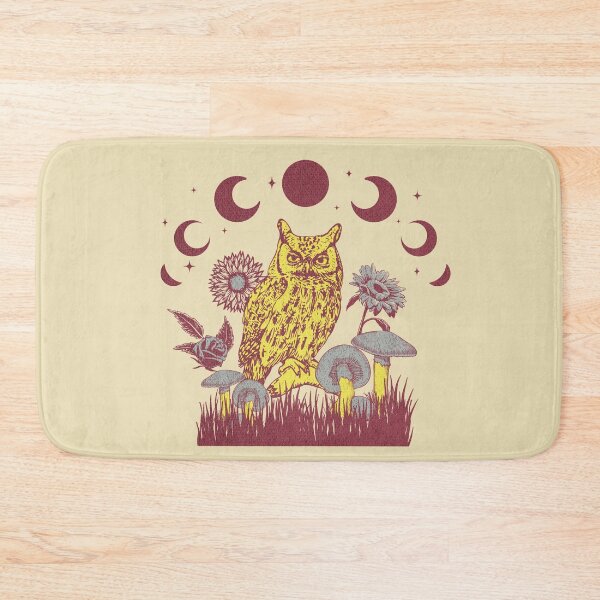 Item preview, Owl and Moon Phases designed and sold by stormstyles.