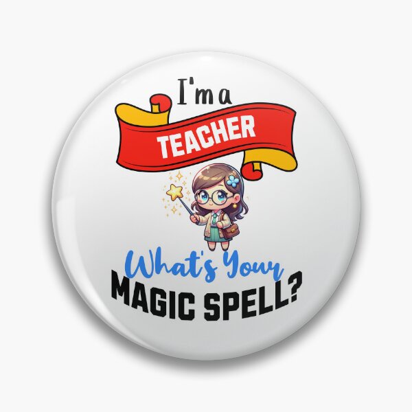 Item preview, Teacher Magic Spell – Fun Gift Idea designed and sold by PrintSparkDesigns.