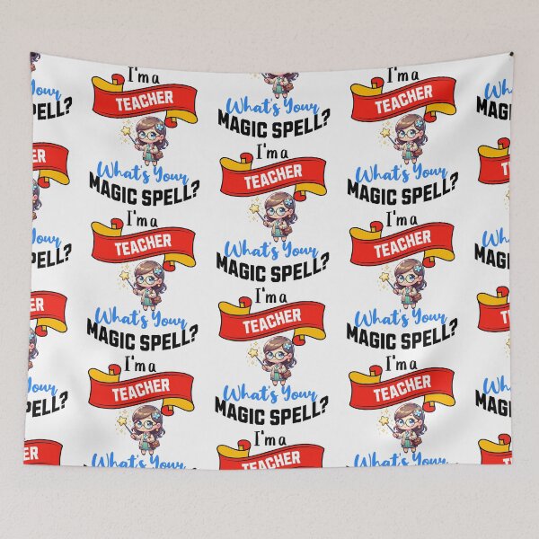 Item preview, Teacher Magic Spell – Fun Gift Idea designed and sold by PrintSparkDesigns.