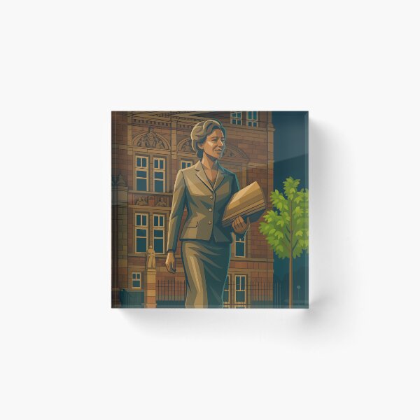 Item preview, Barbara Castle Statue - Stylised Illustration (Blackburn) designed and sold by Shafiq Khan.