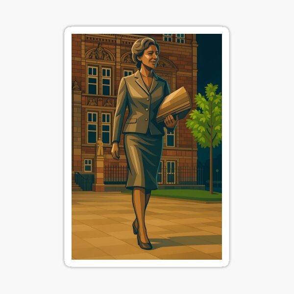 Item preview, Barbara Castle Statue - Stylised Illustration (Blackburn) designed and sold by Shafiq Khan.