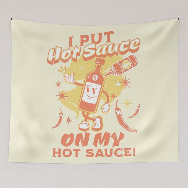 Item preview, I Put Hot Sauce On My Hot Sauce Vintage Retro designed and sold by stormstyles.