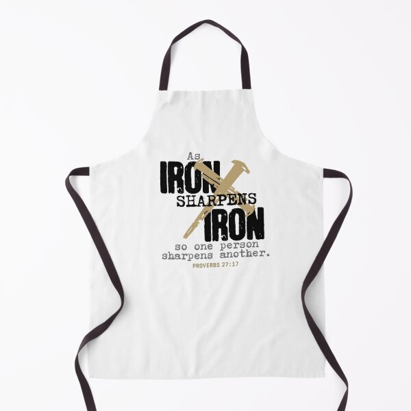 Item preview, Iron sharpens Iron - Proverbs 27:17 - black designed and sold by Cane & Abel Creations ..