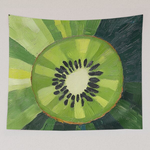 Item preview, Kiwi fruit | Post-impressionist painting style designed and sold by ComicsFactory.