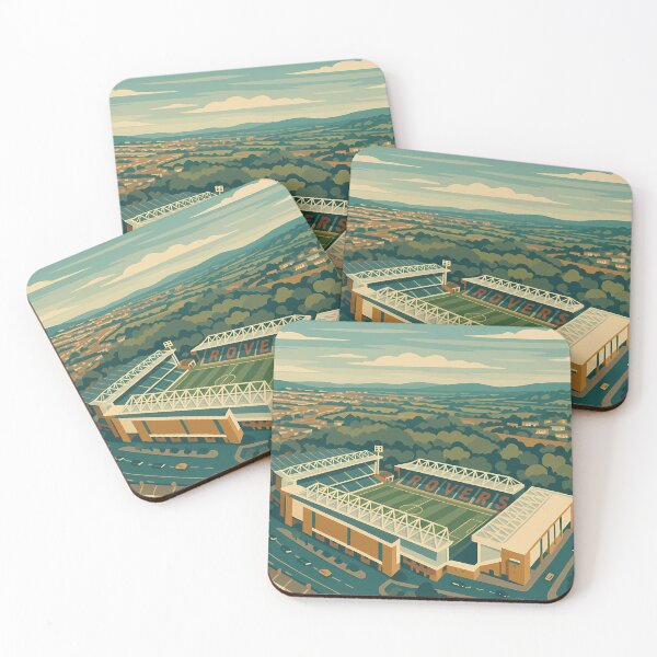 Item preview, Ewood Park – Home of Blackburn Rovers (Stylised Aerial View) designed and sold by Shafiq Khan.