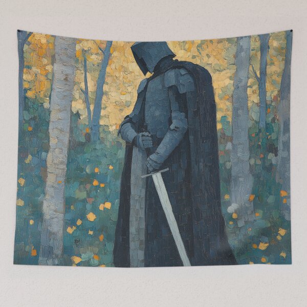 Item preview, Knight | Post-impressionist painting style designed and sold by ComicsFactory.