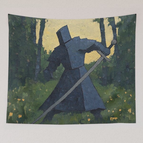 Item preview, Knight-errant | Post-impressionist painting style designed and sold by ComicsFactory.