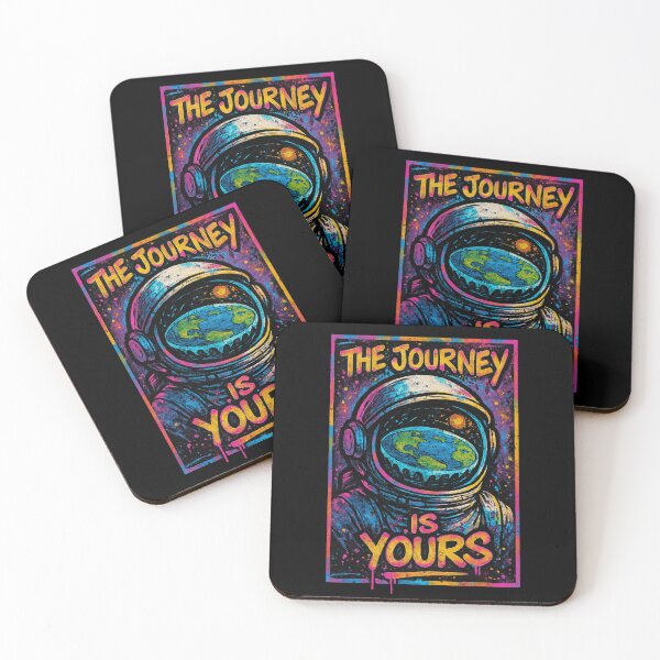 Item preview, The Journey Is Yours – Flat Earth Street Art Design designed and sold by NatIntrovertSoc.