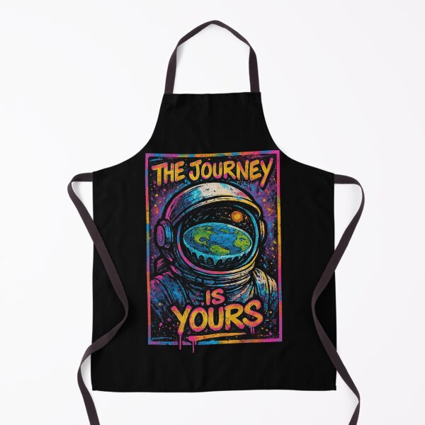 Item preview, The Journey Is Yours – Flat Earth Street Art Design designed and sold by NatIntrovertSoc.