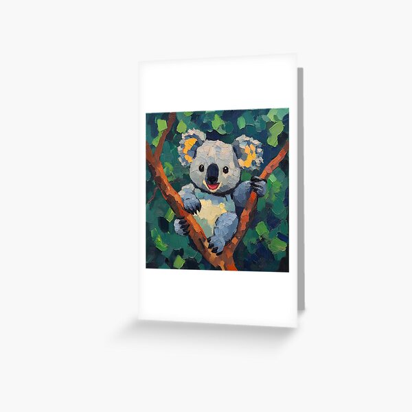Item preview, Koala | Post-impressionist painting style designed and sold by ComicsFactory.