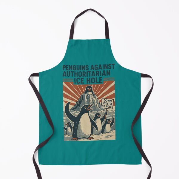 Item preview, Penguins Against Authoritarian Ice Hole designed and sold by PrintHorizonD.