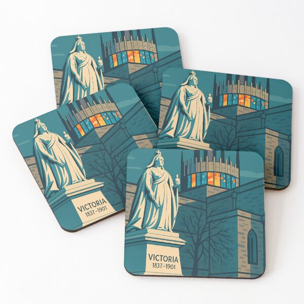 Item preview, Queen Victoria Statue – Blackburn Cathedral at Dusk designed and sold by Shafiq Khan.