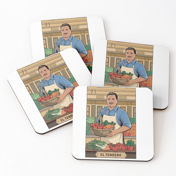 Item preview, El Tendero (the shopkeeper) Lotería Card 71 designed and sold by matteflor.