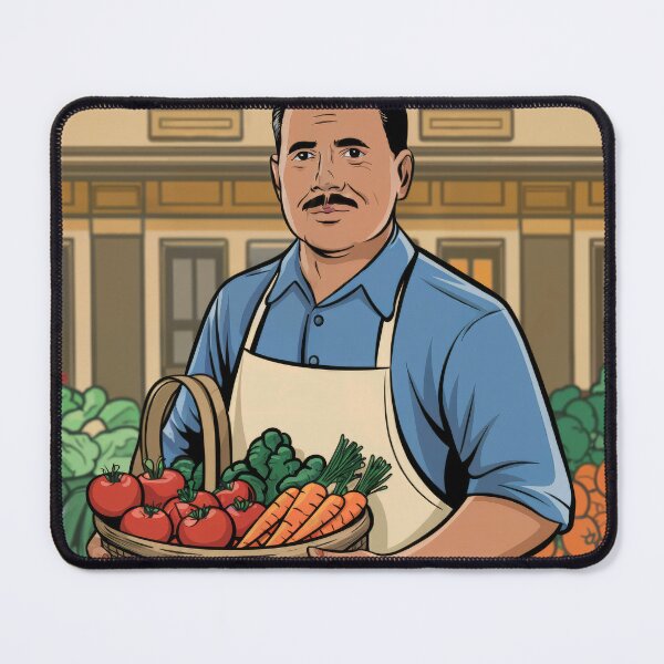 Item preview, El Tendero (the shopkeeper) Lotería Card 71 designed and sold by matteflor.