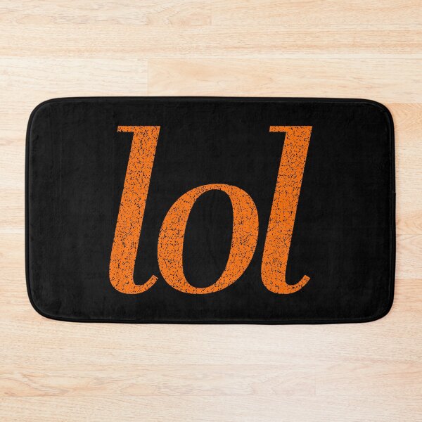 Item preview,  lol in orange designed and sold by Memes N Lore .