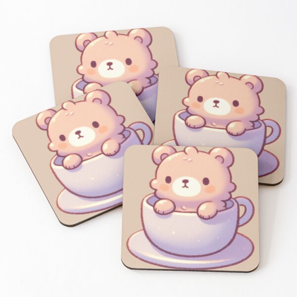 Item preview, Chibi bear in a mug designed and sold by Lastsnoww.