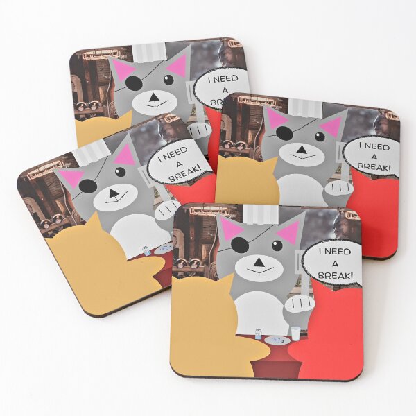 Item preview, CATS AT THE BAR! designed and sold by GrindWardrobe.