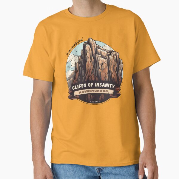 Item preview, Cliffs of Insanity - Inconceivably Fun! designed and sold by TheTeeKettle.