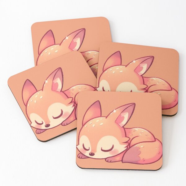 Item preview, Sleeping Fox chibi designed and sold by Lastsnoww.