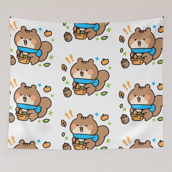 Item preview, A squirrel enjoying autumn designed and sold by Elinotes.