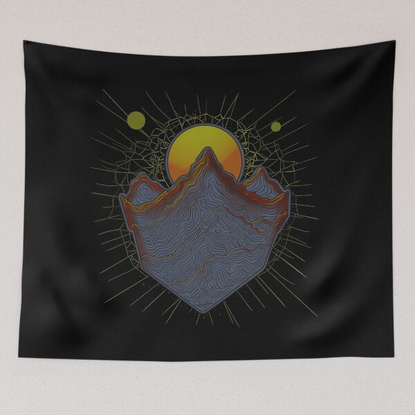 Item preview, Vapor Horizon Yellow designed and sold by Cresil Art Werx.