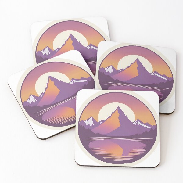 Item preview, Centered Mountain Sunse designed and sold by ELzor Arts.