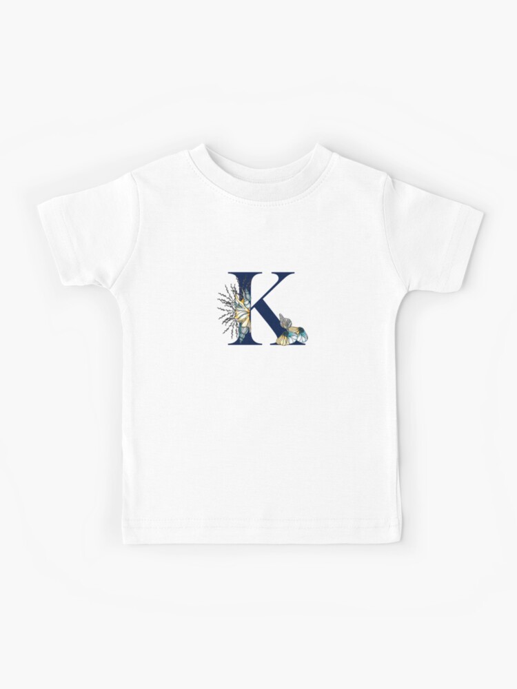 Letter K Uppercase Alphabet T-Shirt Letter K Uppercase Alphabet T-Shirt
