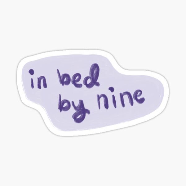 Item preview, In Bed By Nine Purple Design designed and sold by BlissfulBean.