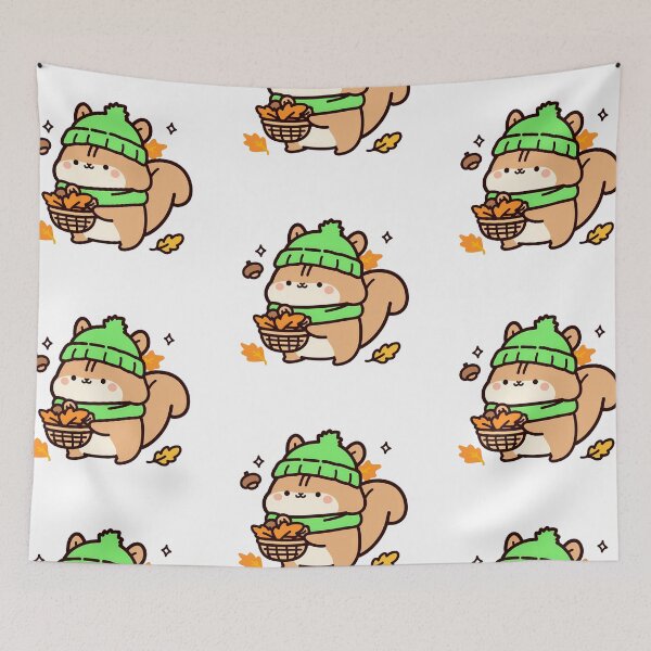 Item preview, A squirrel enjoying autumn designed and sold by Elinotes.